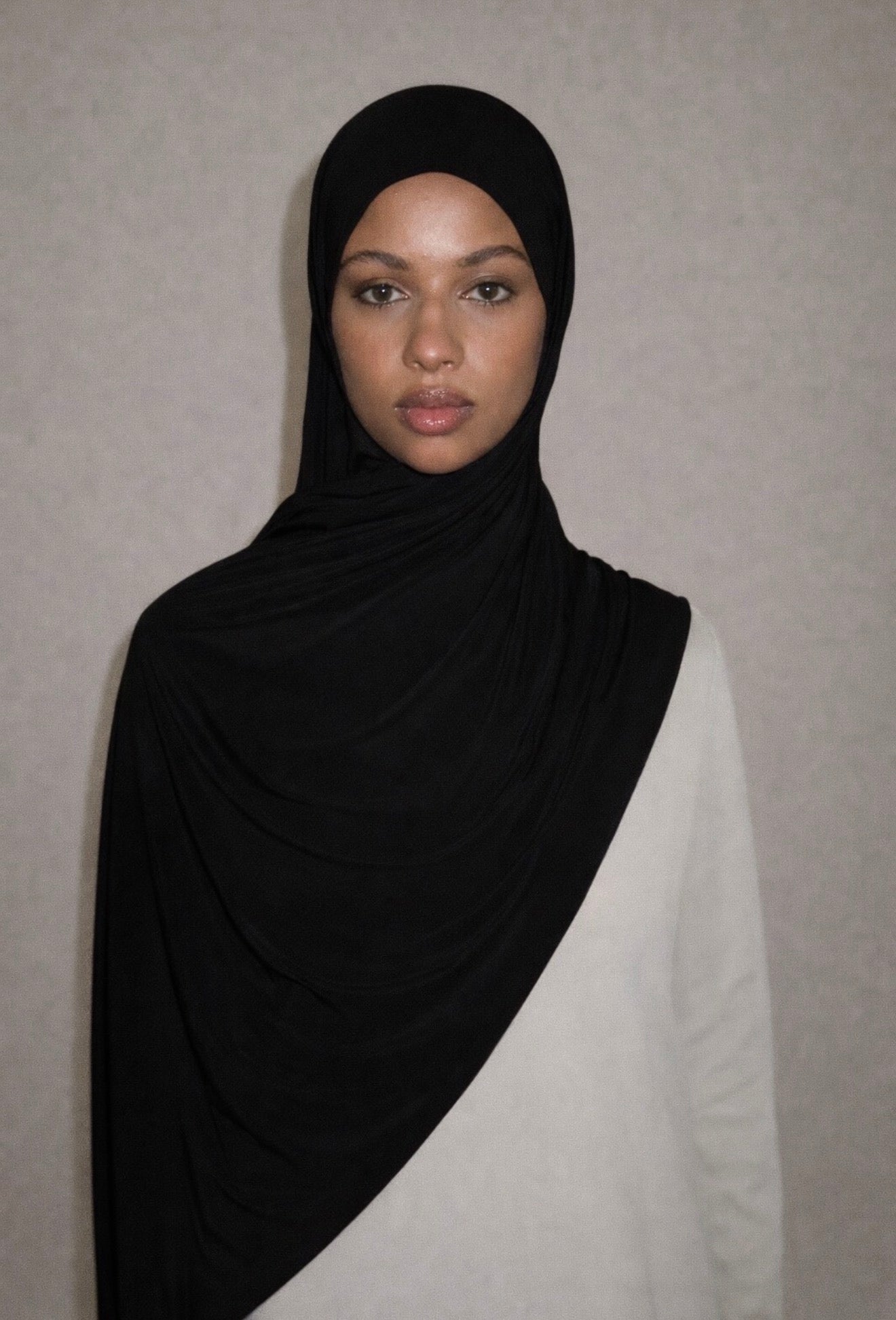 Liquid Jersey Hijab - BLACK
