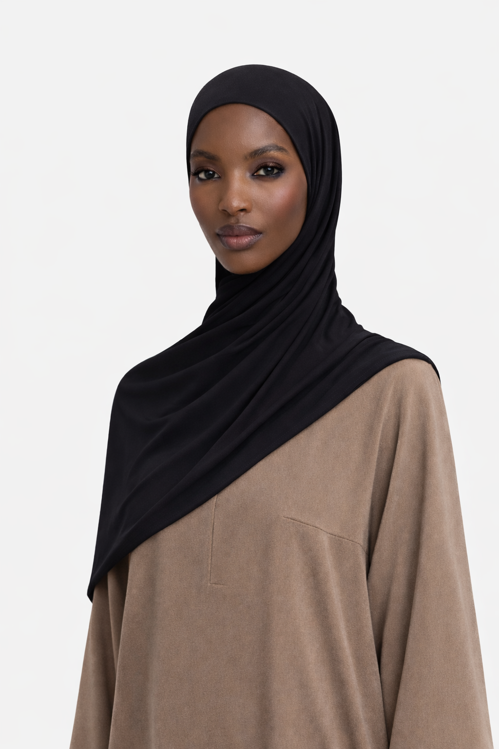 Liquid Jersey Hijab - BLACK