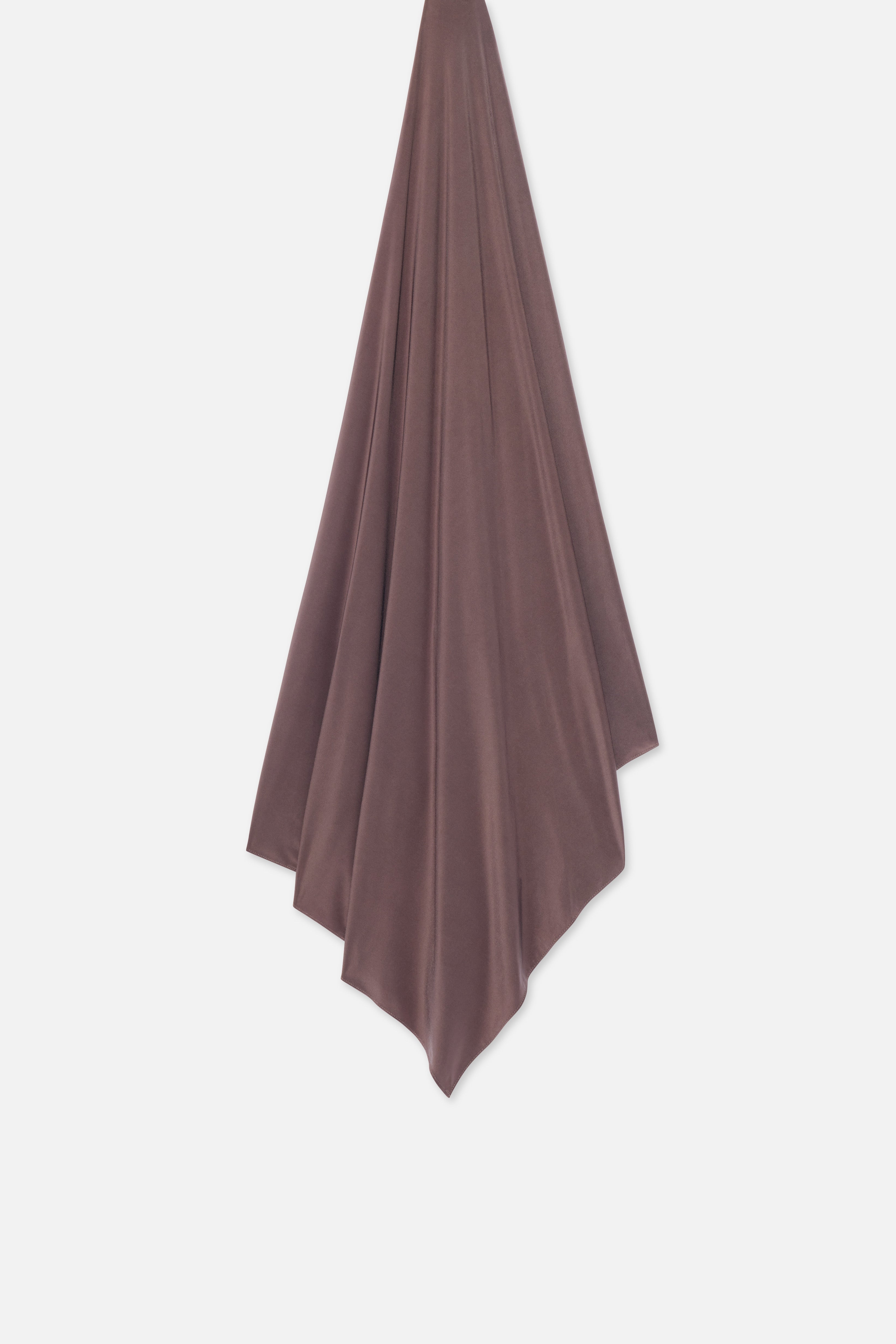 Liquid Jersey Hijab - DEEP TAUPE