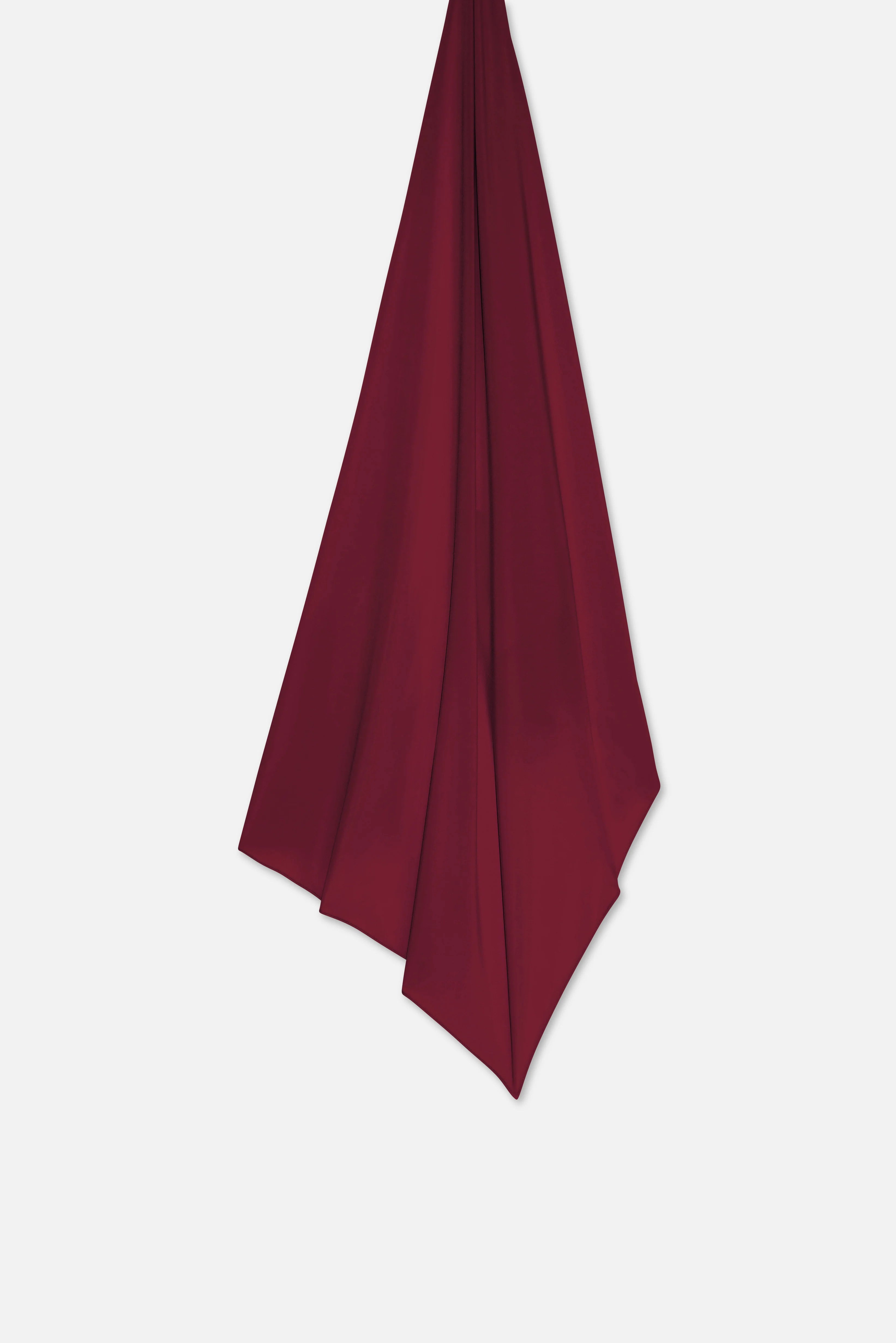 Liquid Jersey Hijab - BURGUNDY